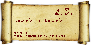 Laczházi Dagomér névjegykártya